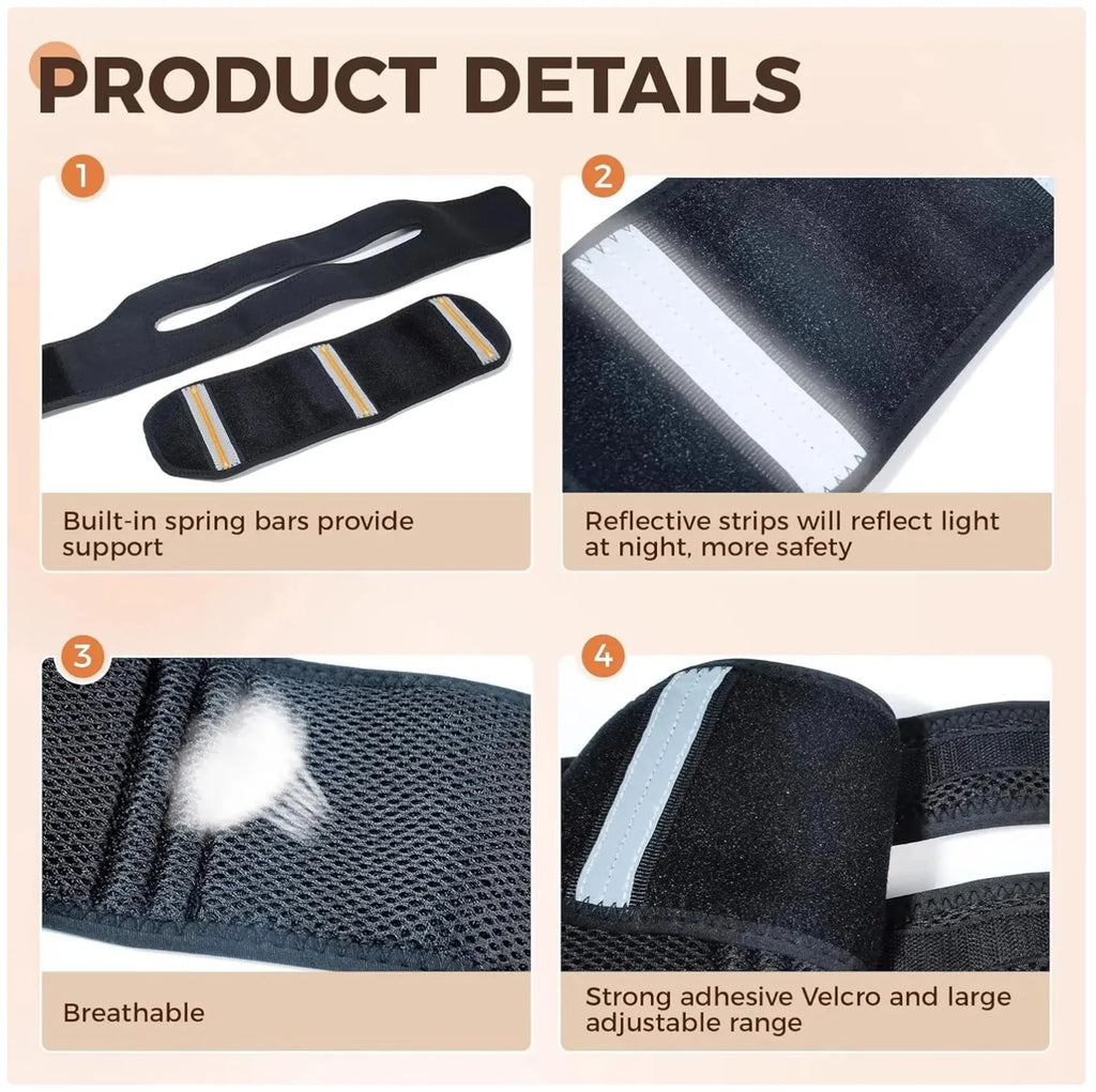 Dog Neck Support Collar - Soft Recovery Collar Alternative to Plastic Cones