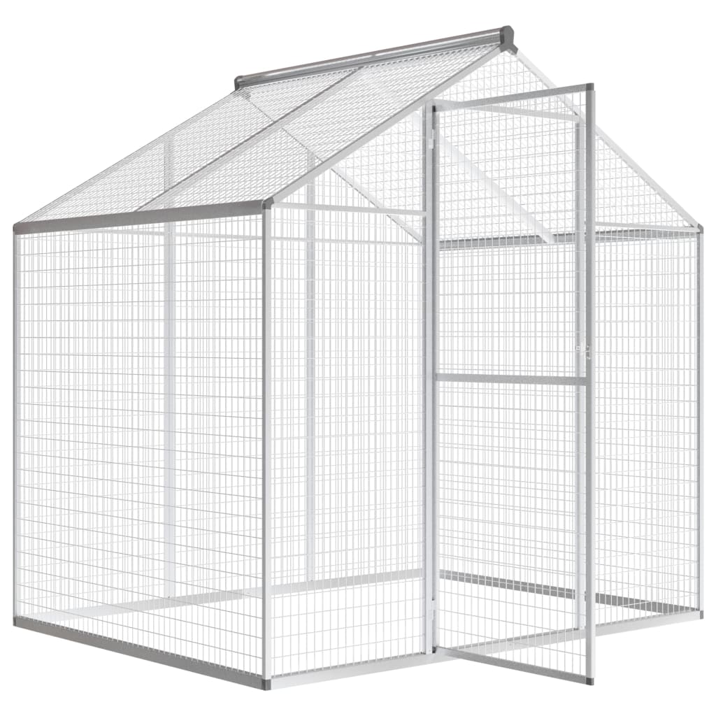 NNEVL Outdoor Aviary Aluminium 178x122x194 cm