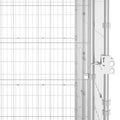 NNEVL Outdoor Dog Kennel Galvanised Steel with Roof 29.04 m²